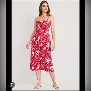 Old Navy Flowerbed in Red sundress